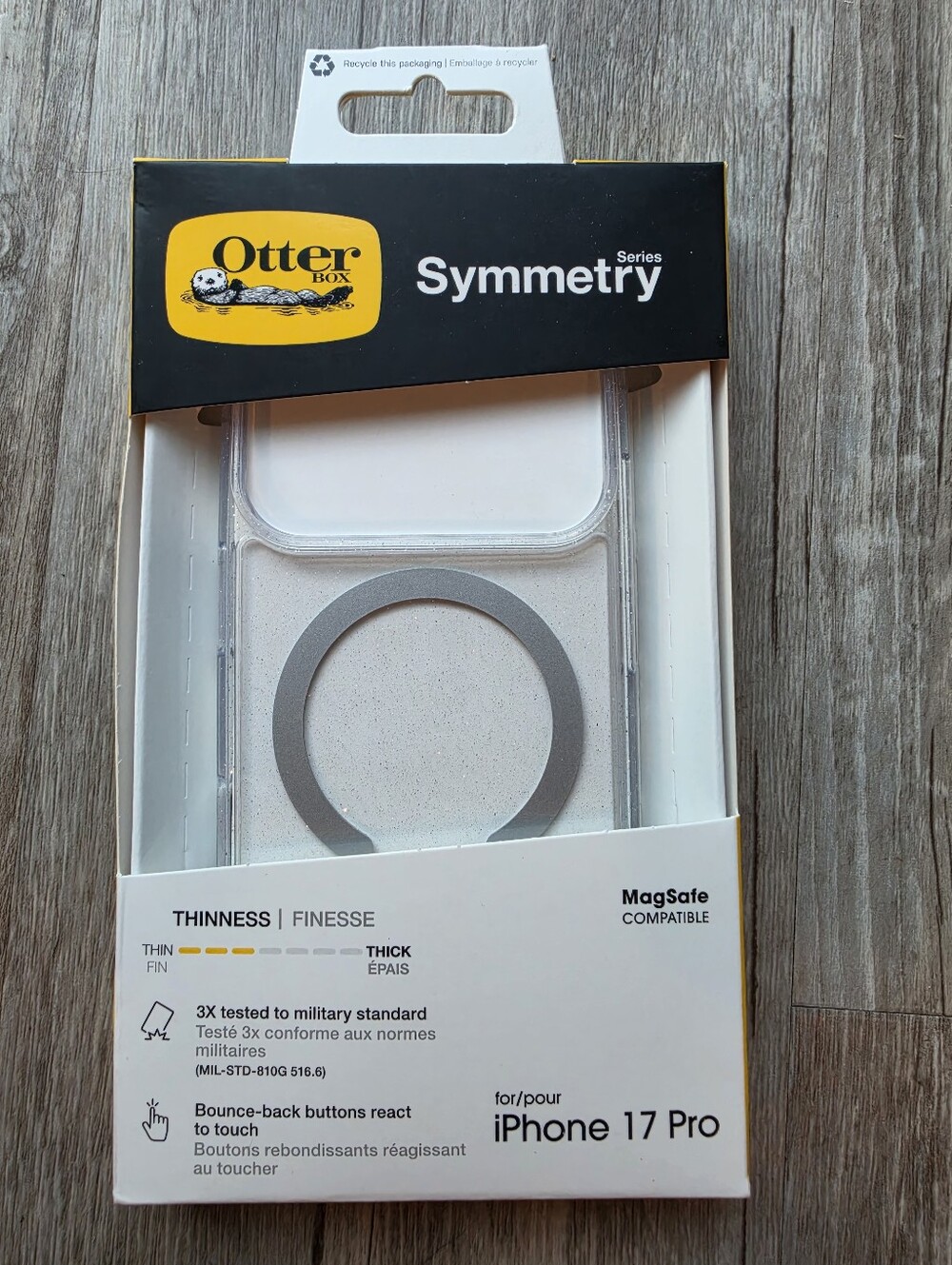 OtterBox Symmetry Clear MagSafe Case for iPhone 17 Pro 77-98840